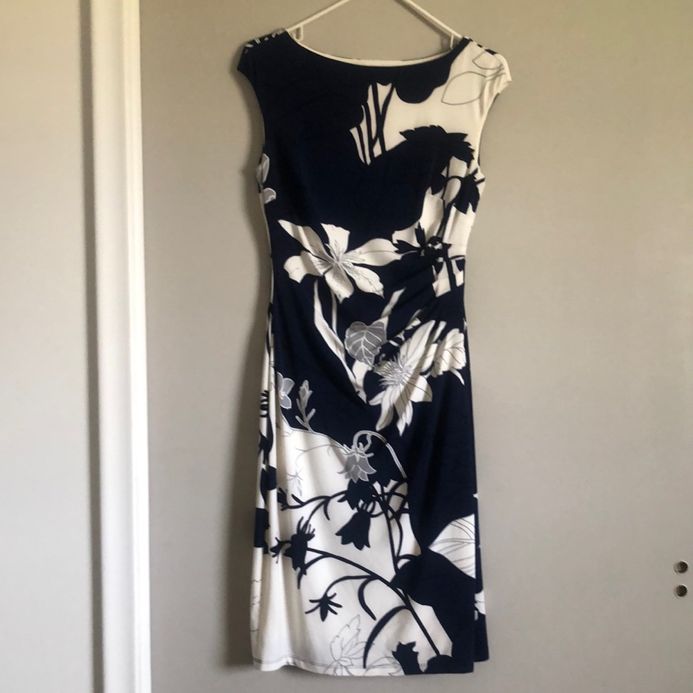 Navy and white Ralph Lauren dress. Worn once
